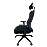 Aarven, Fekete, 3D kartámaszos, 2D fejtámaszos, deréktámaszos, Irodai szék  /2db/