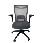 Aarven, Fekete/Szürke, 4D kartámaszos, deréktámaszos, Irodai szék