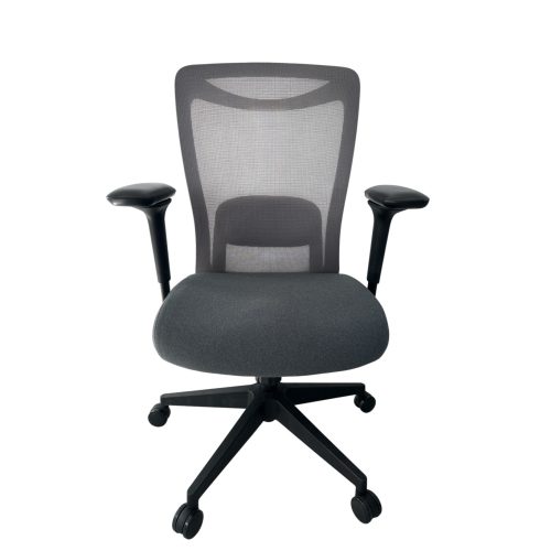 Aarven, Fekete/Szürke, 4D kartámaszos, deréktámaszos, Irodai szék