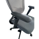 Aarven, Fekete/Szürke, 4D kartámaszos, deréktámaszos, Irodai szék