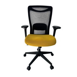   Aarven, Fekete/Sárga, 4D kartámaszos, deréktámaszos, Irodai szék