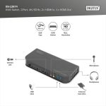 DIGITUS DS-12874 UHD 4K 60Hz 2 port HDMI KVM Switch