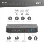 DIGITUS DS-12874 UHD 4K 60Hz 2 port HDMI KVM Switch