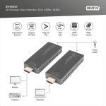 DIGITUS DS-55323 HDMI 4K 30Hz WiFi Video 30m extender szett