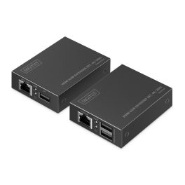   DIGITUS DS-55357 HDMI 4K UHD 30Hz Cat.6 KVM IP 40m extender szett
