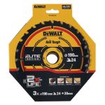 DEWALT Körfűrészlap, készlet, ELITE CSB, 3db, 190mm