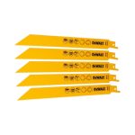 DEWALT Orrfűrészlap, 203mm, 5db, fém, 3-8mm, kettősfém