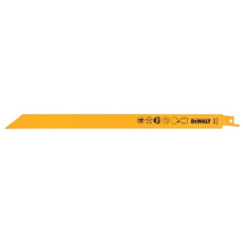 DEWALT Orrfűrészlap, 305mm, 5db, fém, gumi, üveg, kettősfém