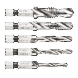 DEWALT Bithegy, önmetsző, 5 db, M4,M5,M6,M8,M10