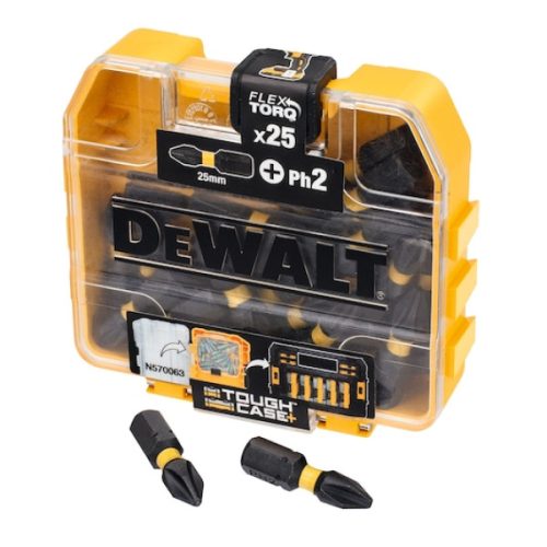 DEWALT Bithegy, csavarhúzó, PH2, 25mm, FLEXTORQ, 25db