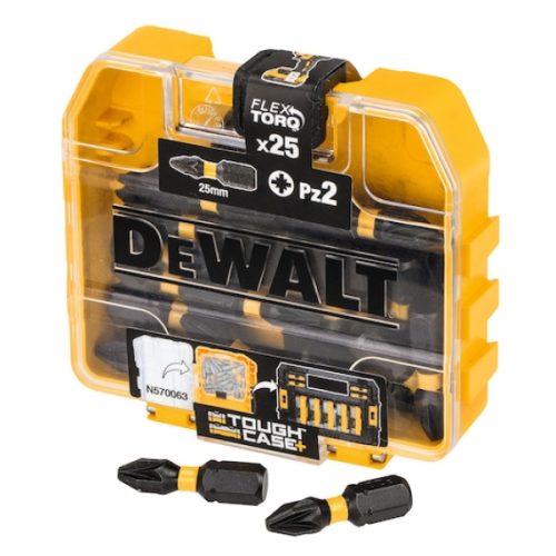 DEWALT Bithegy, csavarhúzó, PZ2, 25mm, FLEXTORQ, 25db