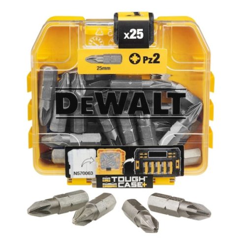 DEWALT Bitkészlet, 25mm, 25db, PZ2, ütvecsavarozóhoz