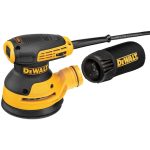 DEWALT Excentercsiszoló, 125mm, 280W, szabályozható