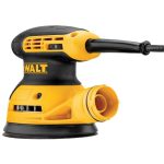 DEWALT Excentercsiszoló, 125mm, 280W, szabályozható