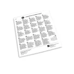 GBC tisztítókarton A4 5db