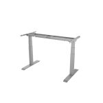 Aarven 2 motoros, 3 szegmensű, ezüst, állítható magasságú , asztaltalp