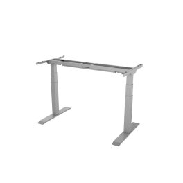   Aarven 2 motoros, 3 szegmensű, ezüst, állítható magasságú , asztaltalp
