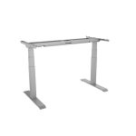 Aarven 2 motoros, 3 szegmensű, ezüst, állítható magasságú , asztaltalp