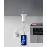 Vention USB-C+C+A (65W/30W/30W,  3-portos, fehér), töltő
