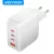 Vention 4-port USB-C+C+C+A (140W/140W/30W/18W 4-portos, GaN, fehér),1,5m, töltő