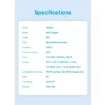 Vention USB-C (GaN,1port,20W, fekete), töltő