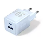 Vention USB-C+A (30W/30W, 2-portos, kék, GaN), töltő