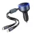 Vention USB-C*2+Lightning (3port,30W, szivargyújtós), töltő