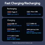 Vention 10000mah FHOB0,22,5W, powerbank