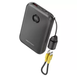 Vention FKAB0-C 10000mah, (fekete,22,5W) , powerbank