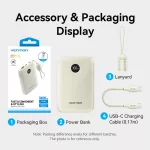 Vention FKAN0-C 10000mah, (bézs,22,5W), powerbank