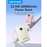 Vention FKBN0-C 20000mah, (bézs,22,5W), powerbank