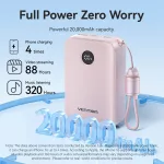 Vention FKBP0-C 20000mah, (rózsaszín,22,5W), powerbank
