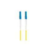 Lanberg FO-LULU-SS11-0010-YE Monomódusú OS2 9/125 LSZH 2xLC/UPC szimplex 1m optikai patch kábel