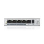 Zyxel GS1005HP-EU0101F 4xPoE+ GbE LAN (60W) 1xGbE LAN port nem menedzselhető PoE+ Switch