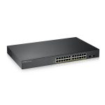 Zyxel GS1900-24HPV2-EU0101F v2 24xGbE PoE LAN (170W) port L2 smart menedzselhető Switch