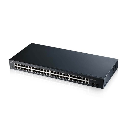 Zyxel GS1900-48-EU0102F v2 48xGbE LAN port L2 smart menedzselhető rackbe szerelhető Switch