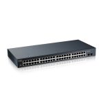 Zyxel GS1900-48-EU0102F v2 48xGbE LAN port L2 smart menedzselhető rackbe szerelhető Switch