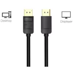 Vention Displayport, fekete, 1m, kábel