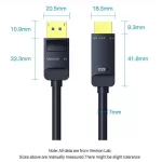 Vention Displayport 4K -> HDMI, (fekete), 1m, kábel