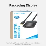 ADAPTER DP -> VGA, 0,15m, Vention