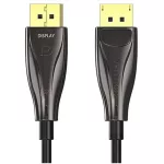 Vention Displayport/M -> Displayport/M (8K, optikai, fekete), 3m,  kábel
