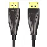 Vention Displayport/M -> Displayport/M  (8K, optikai, fekete), 5m, kábel