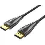 Vention Displayport/M -> Displayport/M  (8K, optikai, fekete), 10m, kábel