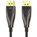 Vention Displayport/M -> Displayport/M  (8K, optikai, fekete), 10m, kábel