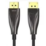 Vention Displayport/M -> Displayport/M (8K, optikai, fekete), 30m, kábel