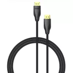 Vention Displayport/M -> Displayport/M (Szövet, fekete), 5m, kábel