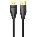 Vention Displayport/M -> Displayport/M  (Szövet, fekete), 10m, kábel