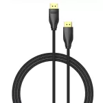 Vention Displayport/M -> Displayport/M  (Szövet, fekete), 10m, kábel