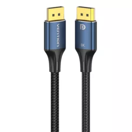Vention DisplayPort/M (8K,HD, szövet, alu), 2m, kábel