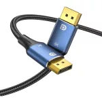 Vention DisplayPort/M (8K,HD, szövet, alu), 2m, kábel